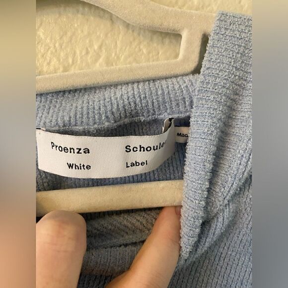 NWT Proenza Schouler White Label Cropped Chenille Sweater Large $448 - Picture 8 of 8